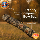 Archery Compound Bow Bag with Sling & Shoulder Strap for Shooting Accessories