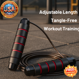 Jump Rope Adjustable Steel Wire Tangle-Free Fitness Workout Equipment