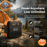 120W Portable Power Station for Camping & Travel