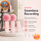 Wireless Lavalier Microphone for iPhone Android PC Camera