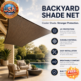 Backyard Shade Net - Ultra Dense Privacy Fence Cloth, Multiple Sizes