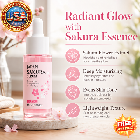 LAIKOU Sakura Face Fluid Essence with Hyaluronic Acid