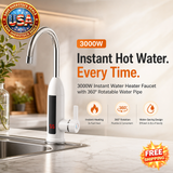 3000W Tankless Water Heater Faucet with 360° Rotation