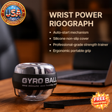 Wrist Power Gyroscopic Grip Ball Strengthener for Home Fitness