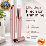 Electric Eyebrow Trimmer USB Mini Shaver for Painless Hair Removal
