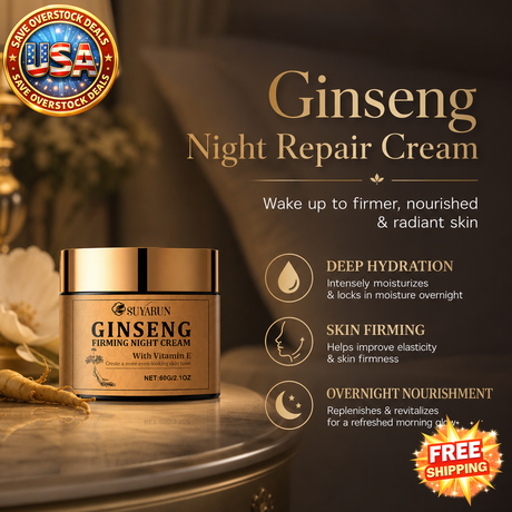 Ginseng Night Cream - Firming Anti-Aging Moisturizer