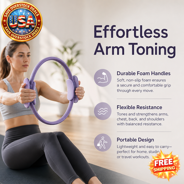 Pilates Ring Fitness Circle - Lightweight Resistance Equipment
