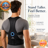 Magnetic Posture Corrector Shoulder Support Belt for Men & Women