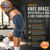 NEENCA Knee Brace with Patella Pad & Stabilizers for Support