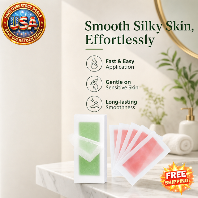Depilatory Wax Strips for Hair Removal - 10/20/100 Pcs