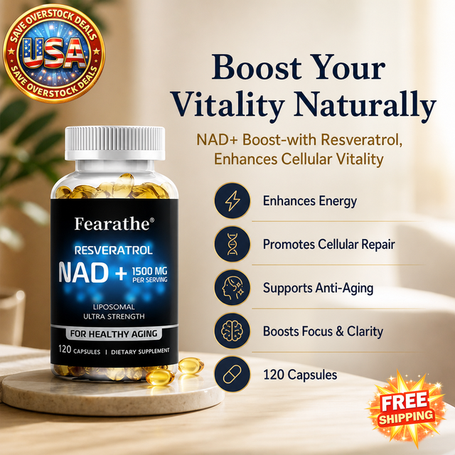 NAD+ Boost with Resveratrol - Cellular Vitality Support