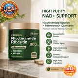 Nicotinamide Riboside + Resveratrol NAD Supplement - 80 Caps