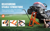 Lawn Mower Lift with Hydraulic Jack, 500/880 Lbs Adjustable Movable Lifter